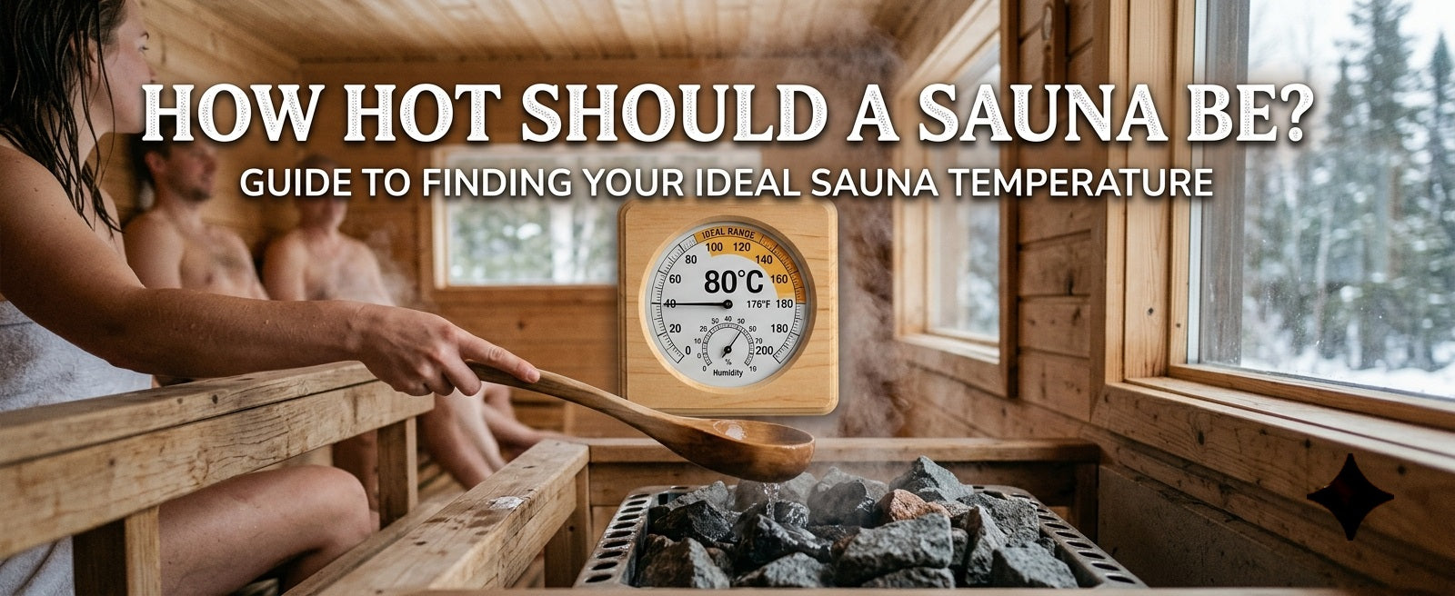 how hot should a sauna be