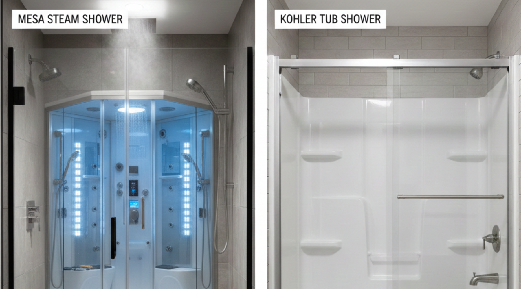 Kohler Tub-Shower Combo vs Mesa: Which One is Right for You?