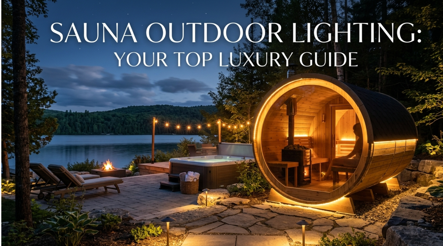 Sauna Outdoor Lighting: Your Top Luxury Guide