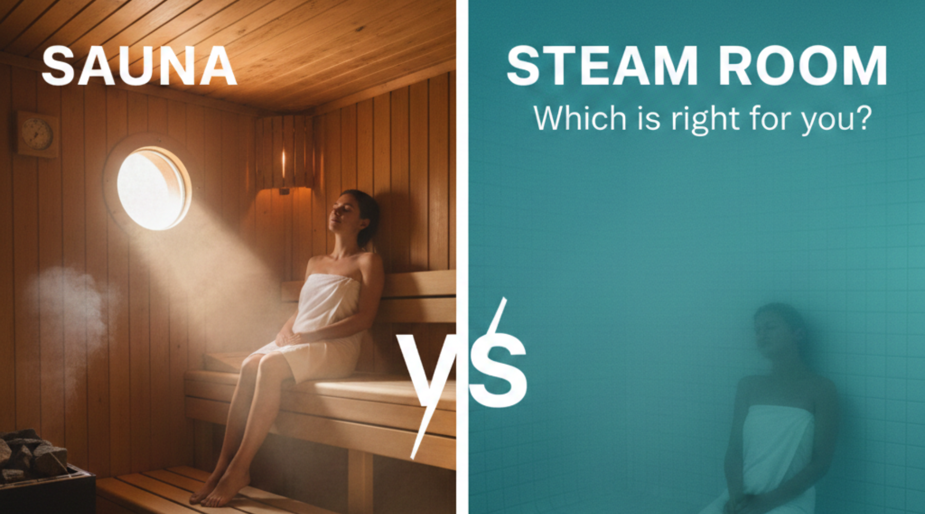 Heat Therapy Showdown: Sauna vs. Steam Room