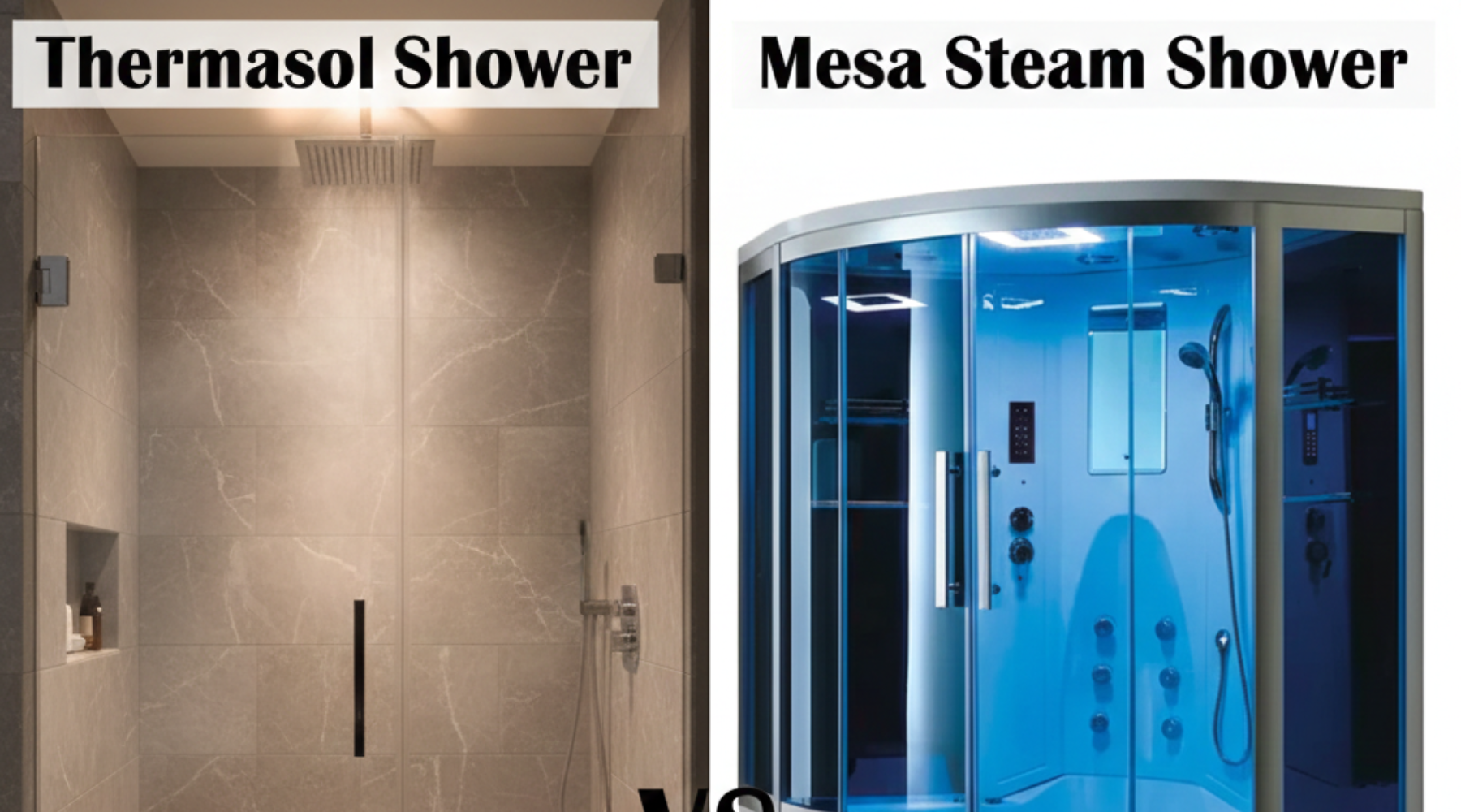 ThermaSol Steam Shower vs. Mesa Steam Shower: Which is Better?