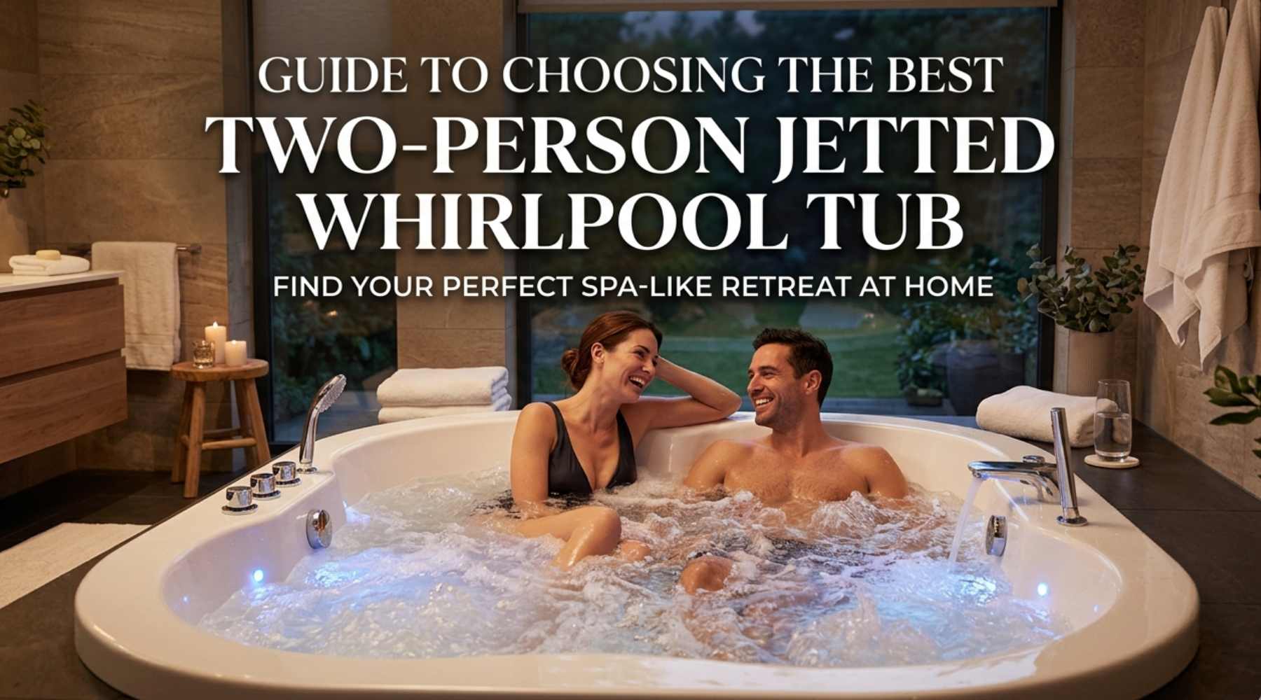 Guide to Choosing the Best Two Person Jetted Whirlpool Tub
