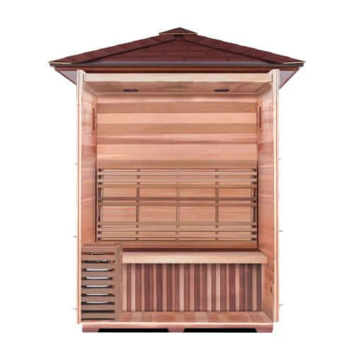 SunRay Waverly 3 Person, Outdoor Traditional Steam Sauna | HL300D2