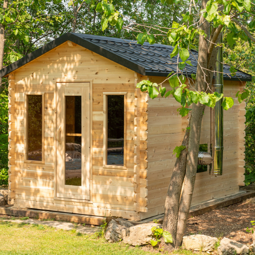 Dundalk Leisurecraft  Georgian Cabin Sauna with Changeroom CTC88CW
